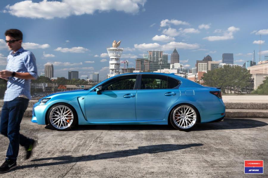  Lexus GS F on Vossen Wheels (VWS-2) 2016 года  (фото 12 из 22)